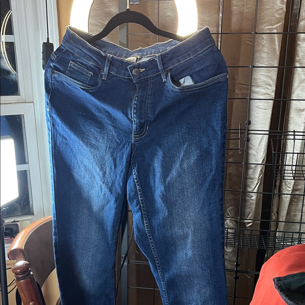 Stylish Dark Blue Women's Flare Jeans